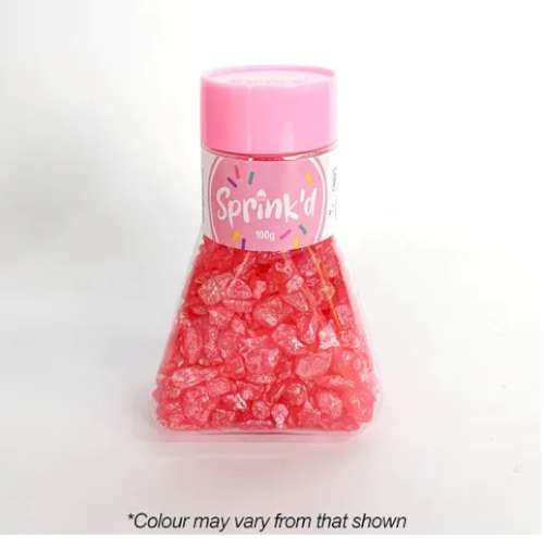 Sprink'd Geode Rock Sugar - Pink - Click Image to Close